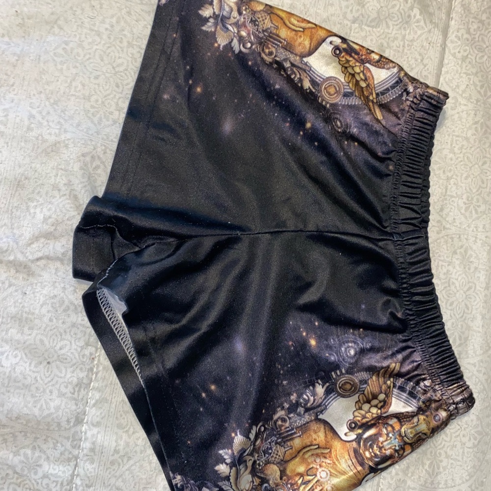 Rave wear booty shorts